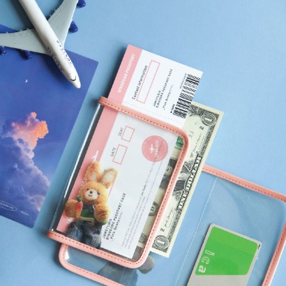 딩동 투명 여권케이스 여권지갑